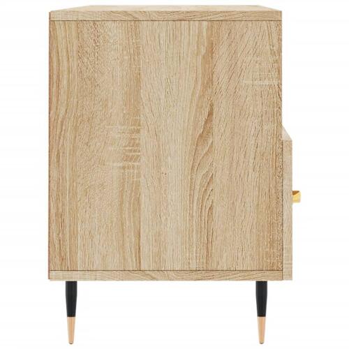 Tv-bord 102x36x50 cm konstrueret træ sonoma-eg