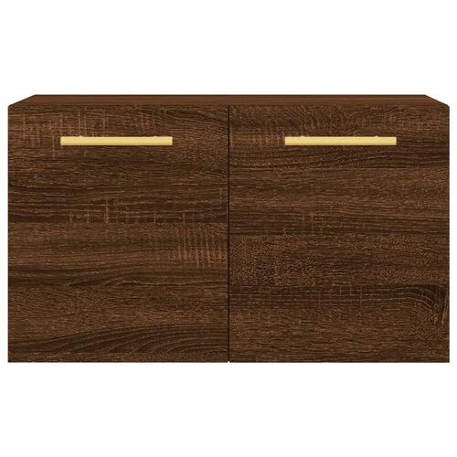 Vægskab 60x36,5x35 cm konstrueret træ brun egetræsfarve