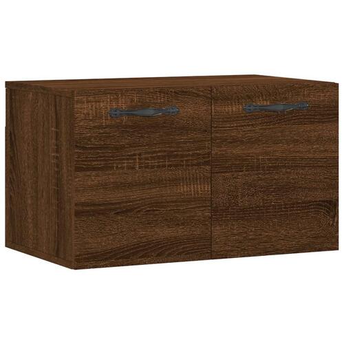 Vægskab 60x36,5x35 cm konstrueret træ brun egetræsfarve