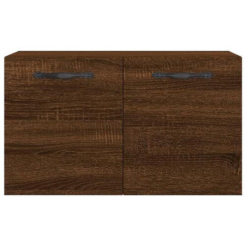 Vægskab 60x36,5x35 cm konstrueret træ brun egetræsfarve