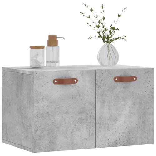 Vægskab 60x36,5x35 cm konstrueret træ betongrå