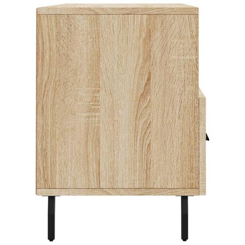 Tv-bord 102x36x50 cm konstrueret træ sonoma-eg