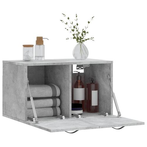 Vægskab 60x36,5x35 cm konstrueret træ betongrå