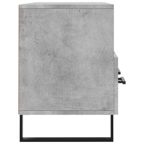 Tv-bord 102x36x50 cm konstrueret træ betongrå