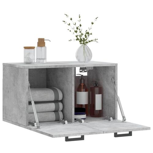 Vægskab 60x36,5x35 cm konstrueret træ betongrå