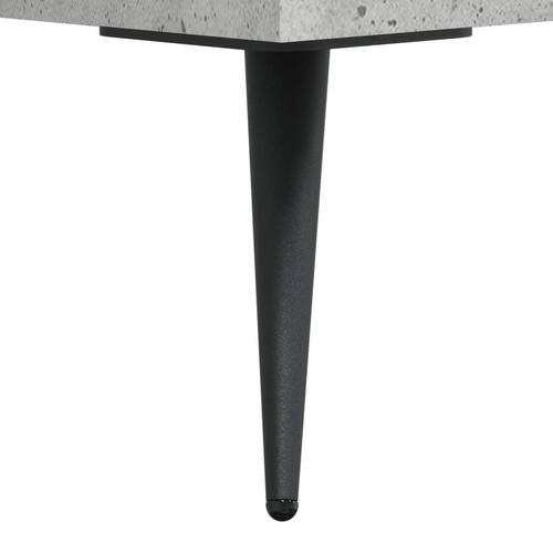 Tv-bord 102x36x50 cm konstrueret træ betongrå