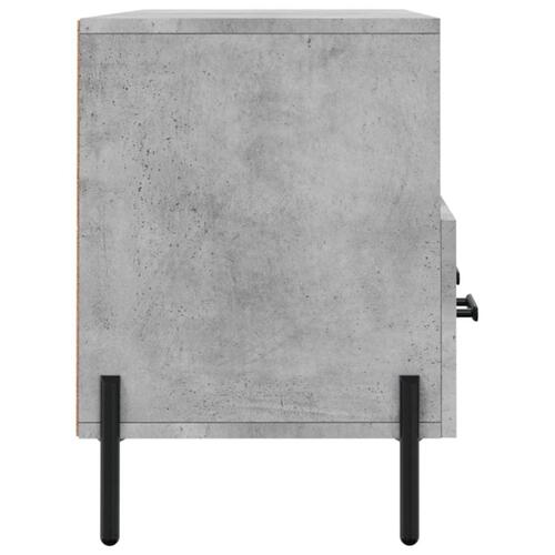 Tv-bord 102x36x50 cm konstrueret træ betongrå