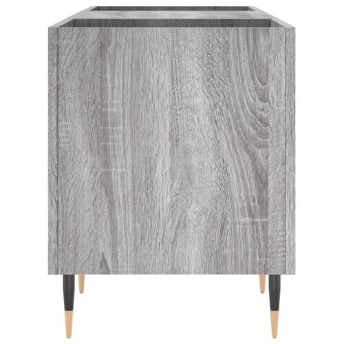 Vinylskab 121x38x48 cm konstrueret træ grå sonoma-eg