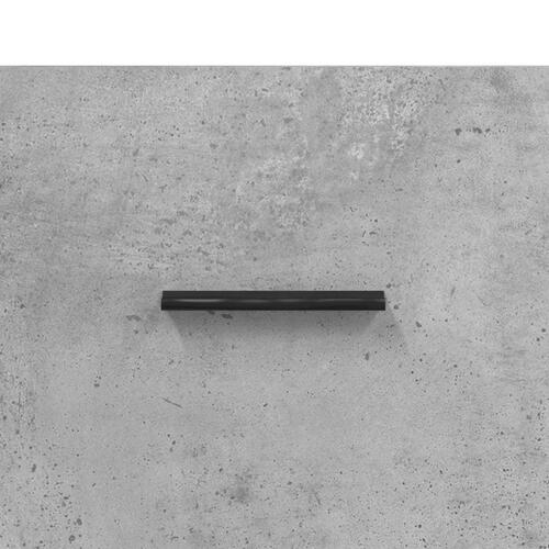 Tv-bord 102x36x50 cm konstrueret træ betongrå