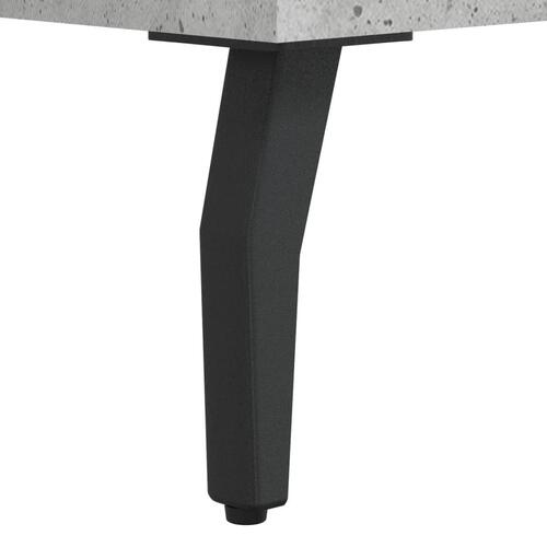 Tv-bord 102x36x50 cm konstrueret træ betongrå