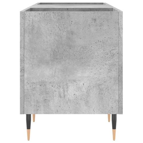 Vinylskab 121x38x48 cm konstrueret træ betongrå