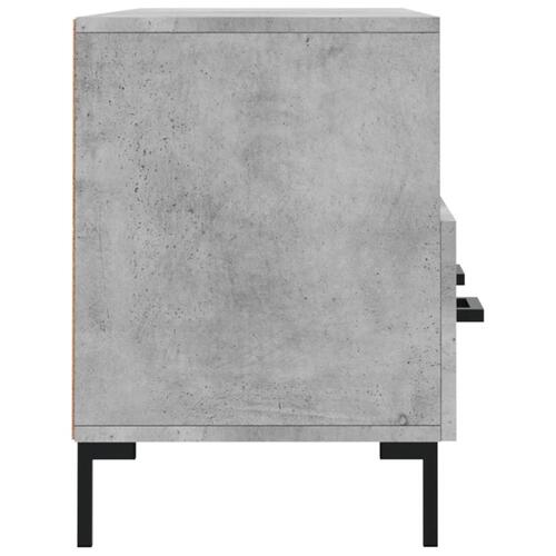 Tv-bord 102x36x50 cm konstrueret træ betongrå