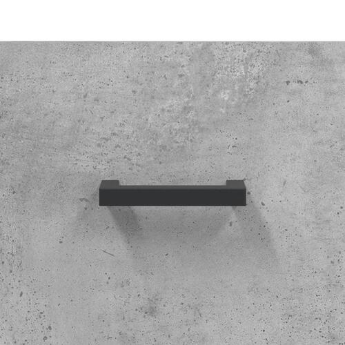 Tv-bord 102x36x50 cm konstrueret træ betongrå