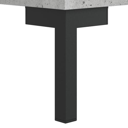 Tv-bord 102x36x50 cm konstrueret træ betongrå
