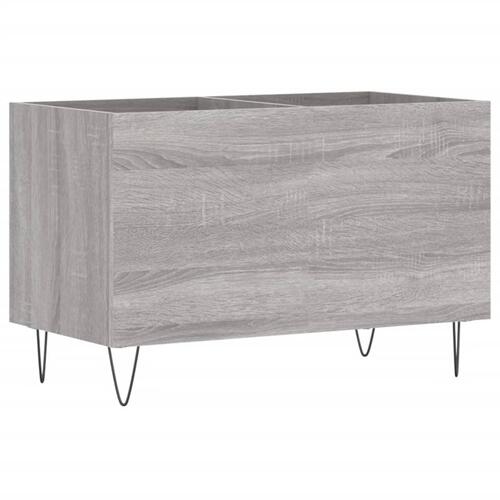 Vinylskab 74,5x38x48 cm konstrueret træ grå sonoma-eg