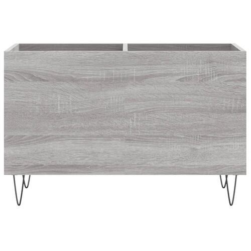 Vinylskab 74,5x38x48 cm konstrueret træ grå sonoma-eg