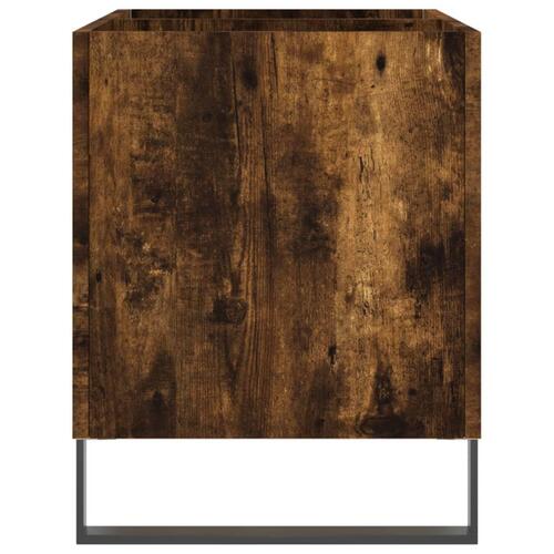 Vinylskab 74,5x38x48 cm konstrueret træ røget egetræsfarve