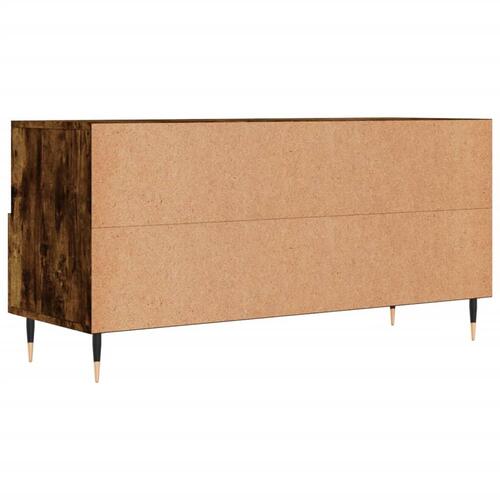 Tv-bord 102x36x50 cm konstrueret træ røget egetræsfarve