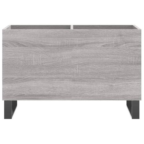 Vinylskab 74,5x38x48 cm konstrueret træ grå sonoma-eg