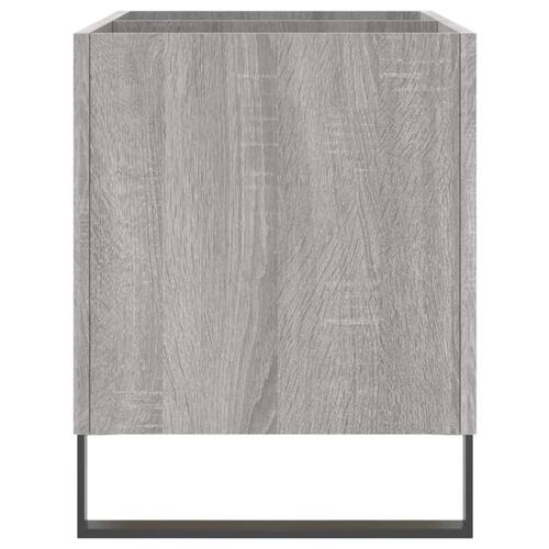 Vinylskab 74,5x38x48 cm konstrueret træ grå sonoma-eg