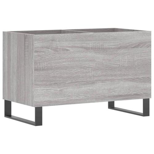 Vinylskab 74,5x38x48 cm konstrueret træ grå sonoma-eg
