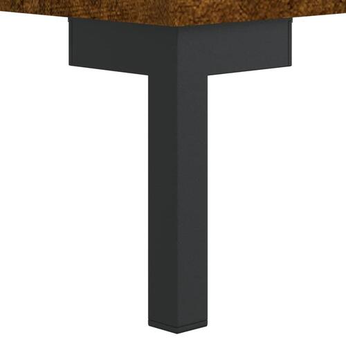 Tv-bord 102x36x50 cm konstrueret træ røget egetræsfarve