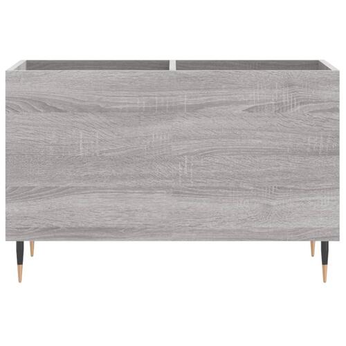 Vinylskab 74,5x38x48 cm konstrueret træ grå sonoma-eg