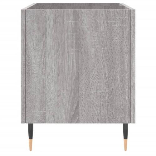 Vinylskab 74,5x38x48 cm konstrueret træ grå sonoma-eg