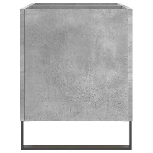 Vinylskab 74,5x38x48 cm konstrueret træ betongrå