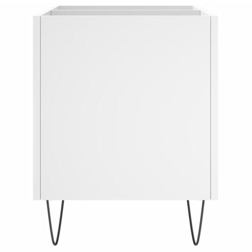 Vinylskab 74,5x38x48 cm konstrueret træ hvid