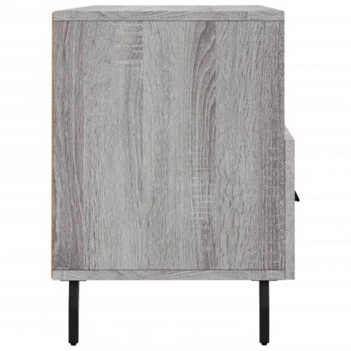 Tv-bord 102x36x50 cm konstrueret træ grå sonoma-eg