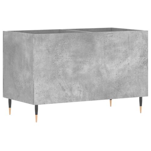 Vinylskab 74,5x38x48 cm konstrueret træ betongrå