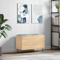Vinylskab 74,5x38x48 cm konstrueret træ sonoma-eg