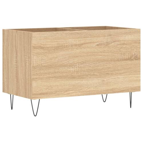 Vinylskab 74,5x38x48 cm konstrueret træ sonoma-eg