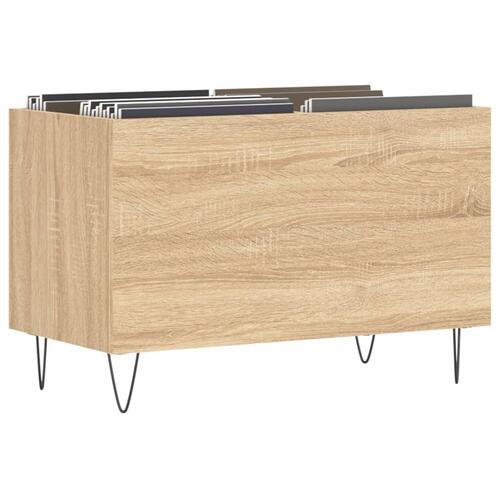 Vinylskab 74,5x38x48 cm konstrueret træ sonoma-eg