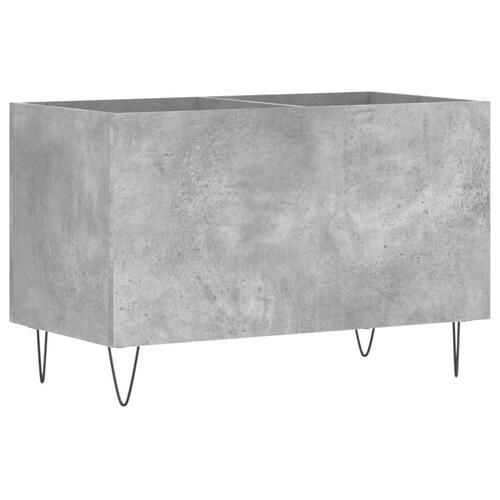 Vinylskab 74,5x38x48 cm konstrueret træ betongrå