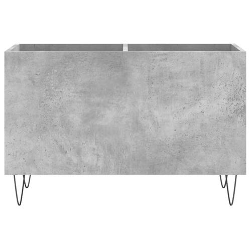 Vinylskab 74,5x38x48 cm konstrueret træ betongrå
