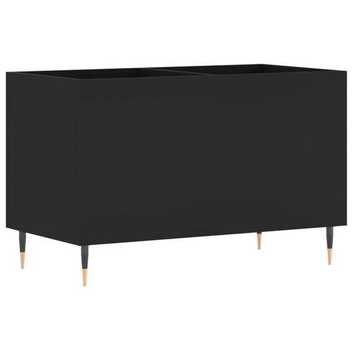 Vinylskab 74,5x38x48 cm konstrueret træ sort