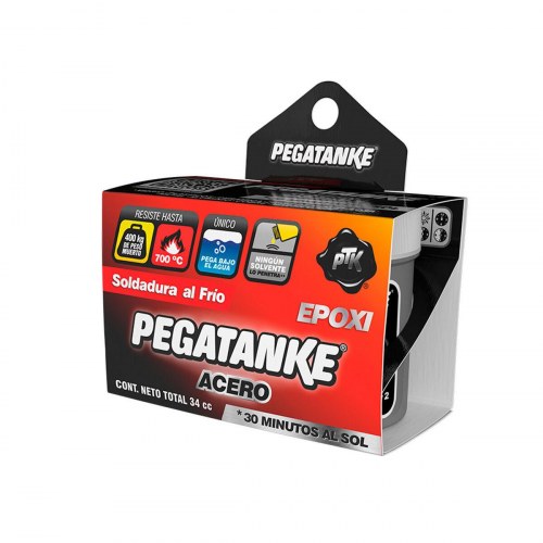 PEGATANKE koldsvejsning epoxi til stål, sort - 32 ml (2 dele)