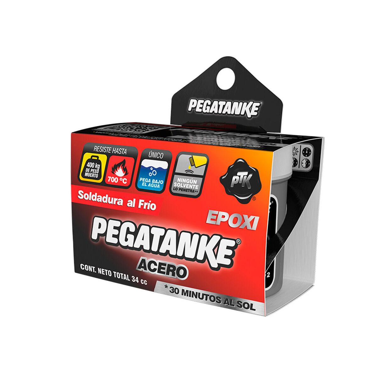 PEGATANKE koldsvejsning epoxi til stål, sort - 32 ml (2 dele)