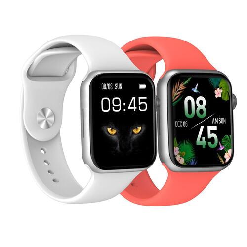 Smartwatch DCU COLORFUL 2 Hvid Sølvfarvet