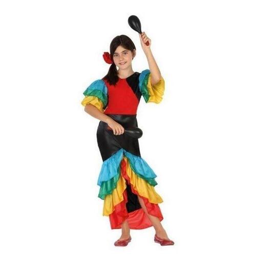 Kostume til børn Kvinde rumba danser 7-9 år