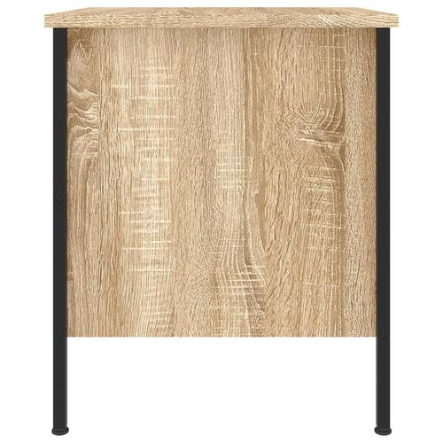 Sengeborde 2 stk. 40x42x50 cm konstrueret træ sonoma-eg