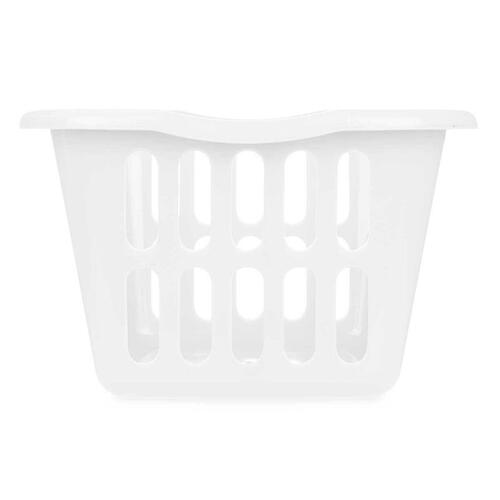 Kurv Hvid polypropylen 50 L 58 x 24 x 42 cm (12 enheder)
