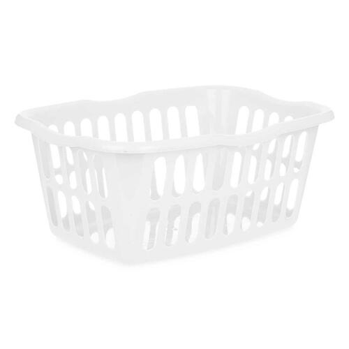 Kurv Hvid polypropylen 50 L 58 x 24 x 42 cm (12 enheder)