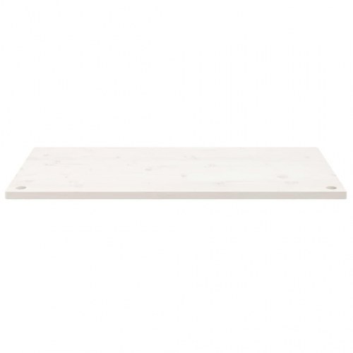 Skrivebordsplade 100x50x2,5 cm massivt fyrretræ hvid