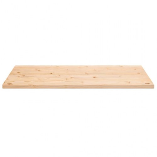 Skrivebordsplade i massivt fyrretræ 110 x 55 cm