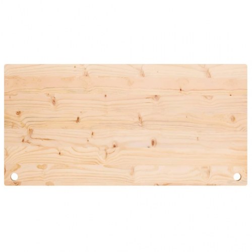 Skrivebordsplade 100x50x2,5 cm massivt fyrretræ