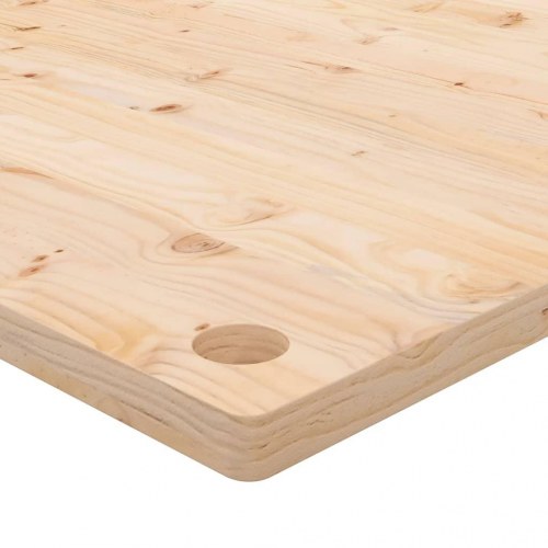 Skrivebordsplade 100x50x2,5 cm massivt fyrretræ