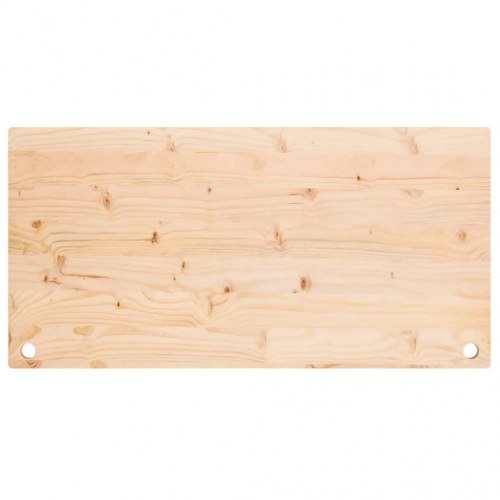 Skrivebordsplade 100x60x2,5 cm massivt fyrretræ